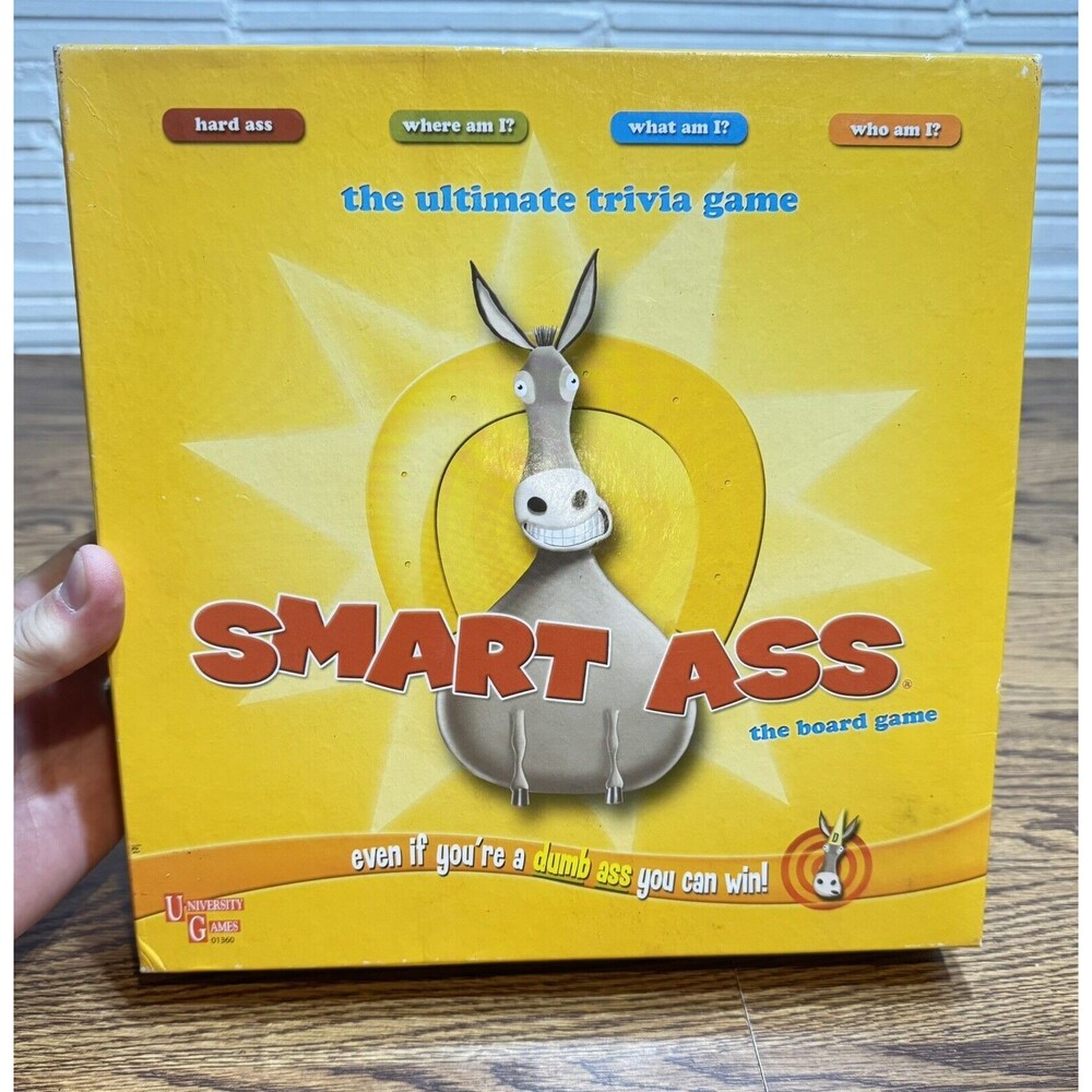 University Games Smart Ass -‎ The Ultimate Trivia Board Game *